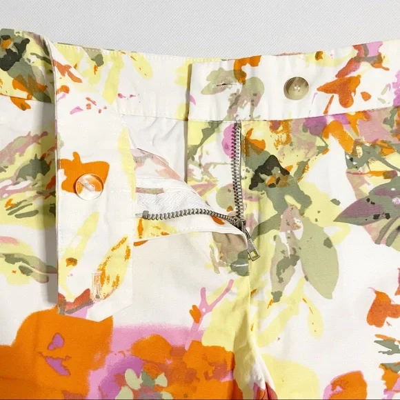 Cynthia Rowley Floral Shorts Size 4 - Picture 3 of 4